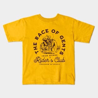 Vintage Motorcycle Race Kids T-Shirt